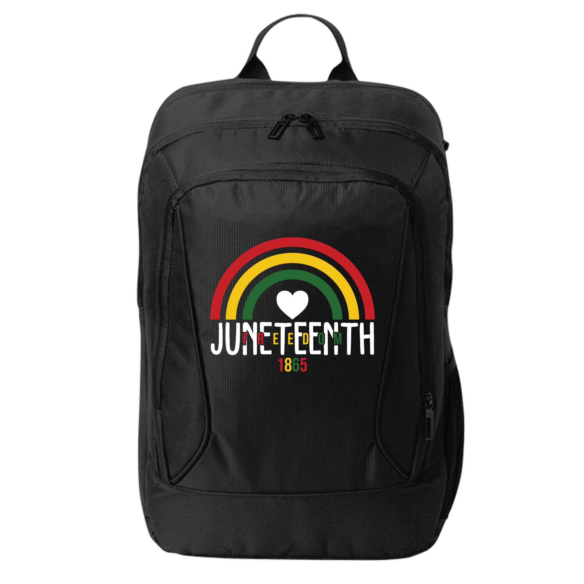 Juneteenth Freedom 1865 Rainbow City Backpack