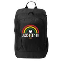 Juneteenth Freedom 1865 Rainbow City Backpack