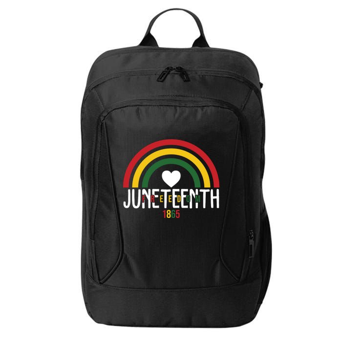 Juneteenth Freedom 1865 Rainbow City Backpack