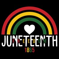 Juneteenth Freedom 1865 Rainbow City Backpack
