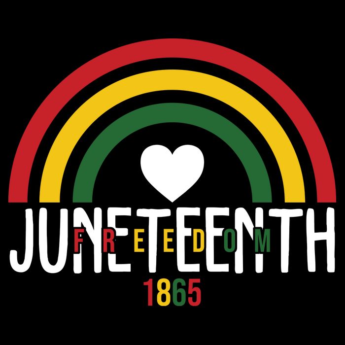 Juneteenth Freedom 1865 Rainbow 16 in Basic Backpack