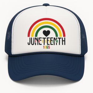 Juneteenth Freedom 1865 Rainbow Trucker Hat