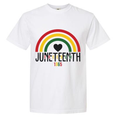 Juneteenth Freedom 1865 Rainbow Garment-Dyed Heavyweight T-Shirt