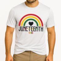 Juneteenth Freedom 1865 Rainbow Cooling Performance Crew T-Shirt