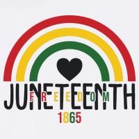 Juneteenth Freedom 1865 Rainbow Long Sleeve Shirt