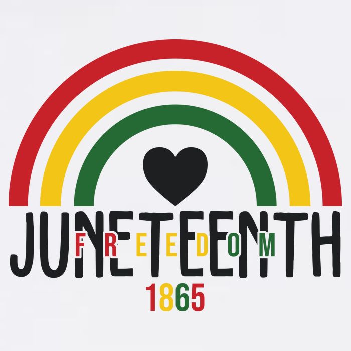 Juneteenth Freedom 1865 Rainbow Long Sleeve Shirt