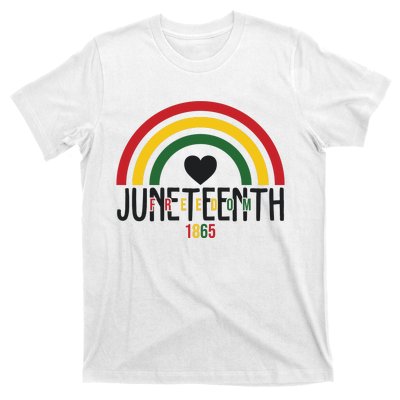 Juneteenth Freedom 1865 Rainbow T-Shirt