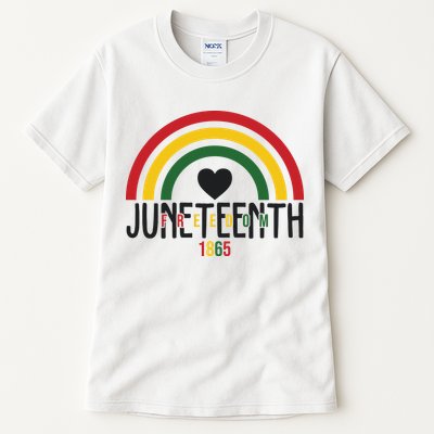 Juneteenth Freedom 1865 Rainbow Tall T-Shirt