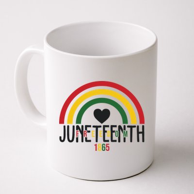 Juneteenth Freedom 1865 Rainbow Mug