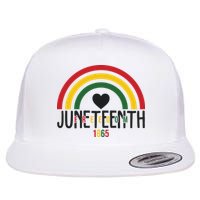 Juneteenth Freedom 1865 Rainbow Flatbill Hat