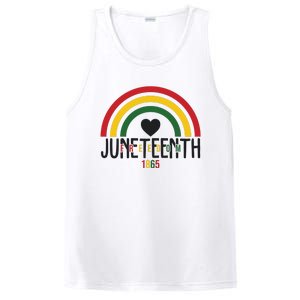 Juneteenth Freedom 1865 Rainbow PosiCharge Competitor Tank