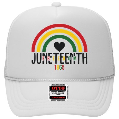 Juneteenth Freedom 1865 Rainbow Trucker Hat