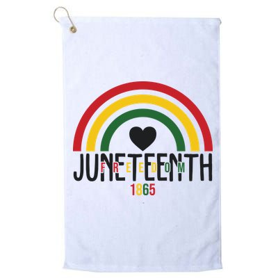 Juneteenth Freedom 1865 Rainbow Golf Towel