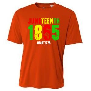 Juneteenth Freedom 1865 Not 1776 Proud Black History Month Gift Cooling Performance Crew T-Shirt