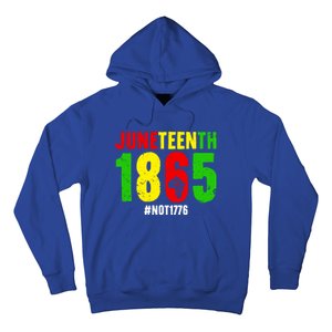 Juneteenth Freedom 1865 Not 1776 Proud Black History Month Gift Hoodie