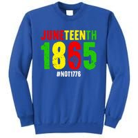 Juneteenth Freedom 1865 Not 1776 Proud Black History Month Gift Sweatshirt