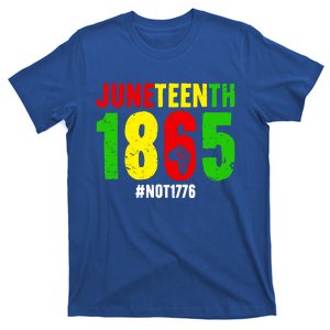 Juneteenth Freedom 1865 Not 1776 Proud Black History Month Gift T-Shirt