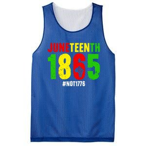 Juneteenth Freedom 1865 Not 1776 Proud Black History Month Gift Mesh Reversible Basketball Jersey Tank