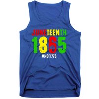 Juneteenth Freedom 1865 Not 1776 Proud Black History Month Gift Tank Top