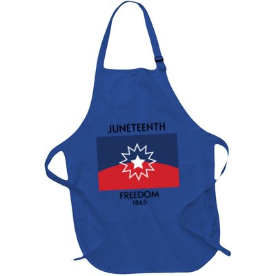 Junenth Freedom 1865 Celebration Black History Great Gift Full-Length Apron With Pockets