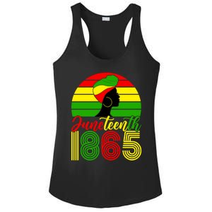 Juneteenth Freedom 1865 Black History African Mother's Day Cute Gift Ladies PosiCharge Competitor Racerback Tank