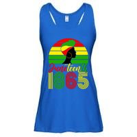 Juneteenth Freedom 1865 Black History African Mother's Day Cute Gift Ladies Essential Flowy Tank