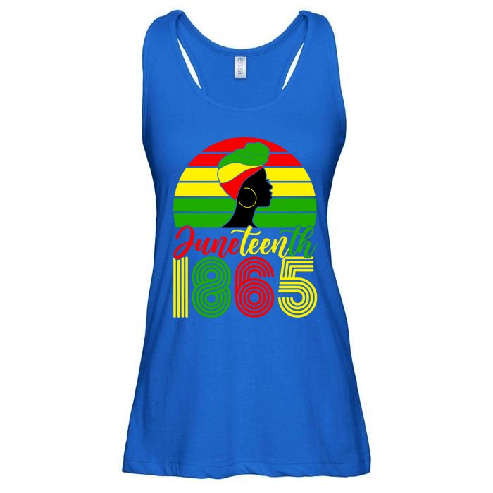 Juneteenth Freedom 1865 Black History African Mother's Day Cute Gift Ladies Essential Flowy Tank