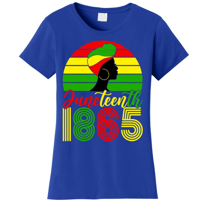 Juneteenth Freedom 1865 Black History African Mother's Day Cute Gift Women's T-Shirt