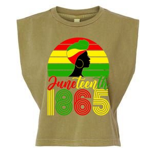 Juneteenth Freedom 1865 Black History African Mother's Day Cute Gift Garment-Dyed Women's Muscle Tee