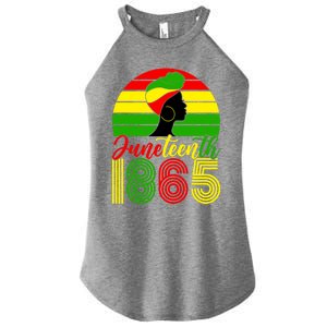 Juneteenth Freedom 1865 Black History African Mother's Day Cute Gift Women's Perfect Tri Rocker Tank