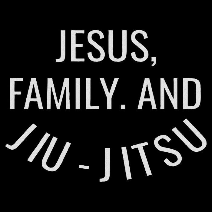 Jesus Family And Jiu Jitsu Brazilian Jiu Jitsu Drawstring Bag