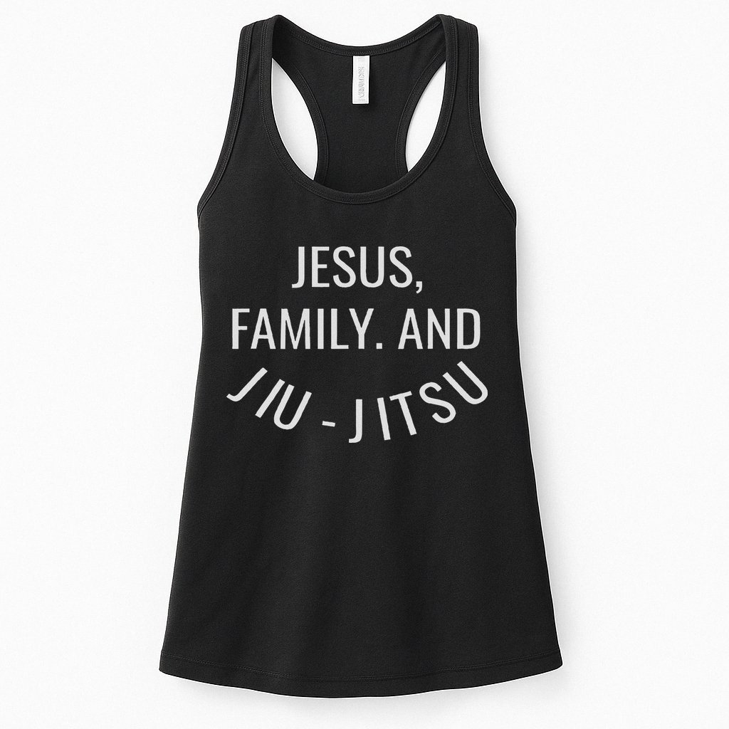 Jesus Family And Jiu Jitsu Brazilian Jiu Jitsu Womens Tank Top