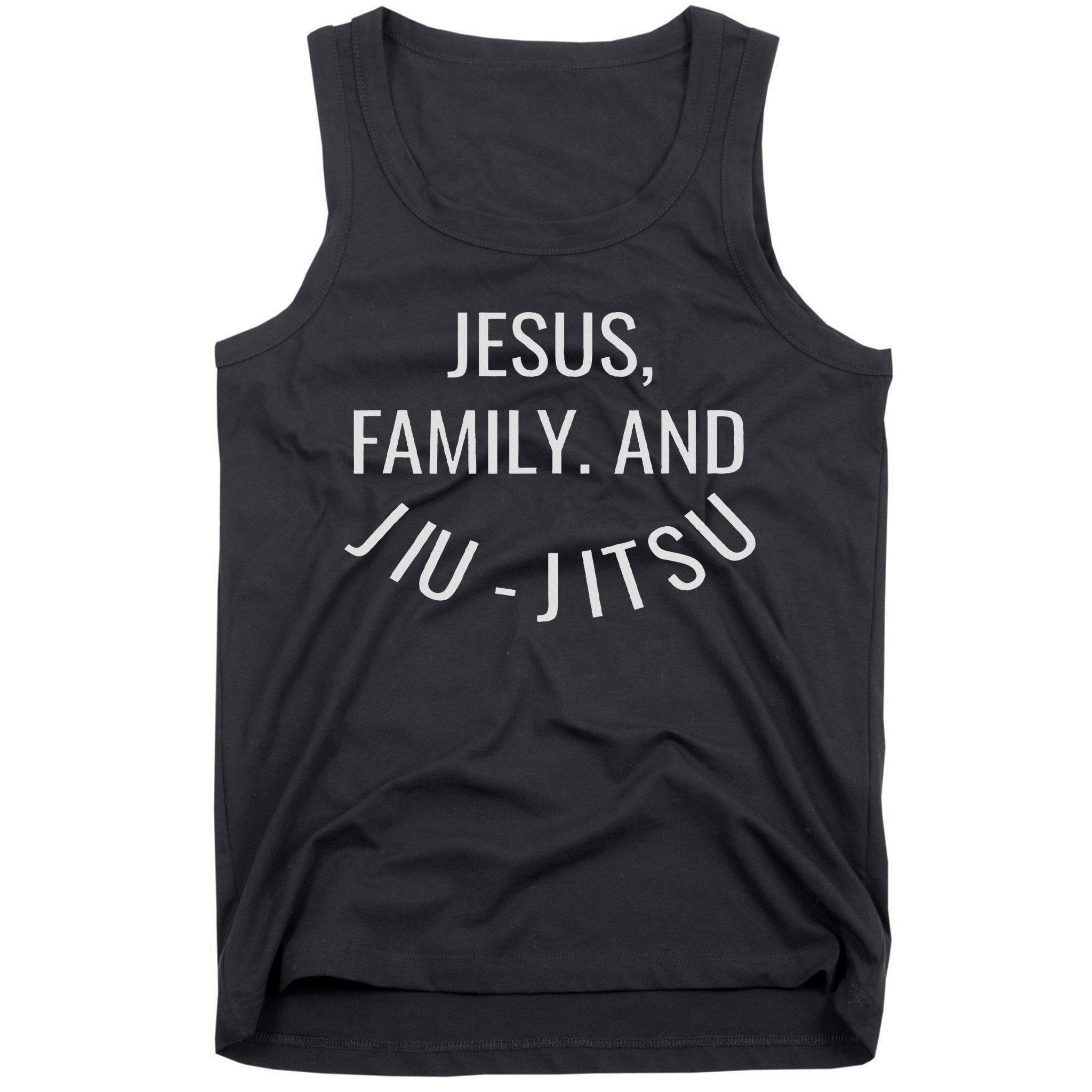 Jesus Family And Jiu Jitsu Brazilian Jiu Jitsu Tank Top