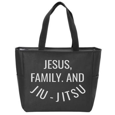 Jesus Family And Jiu Jitsu Brazilian Jiu Jitsu Zip Tote Bag