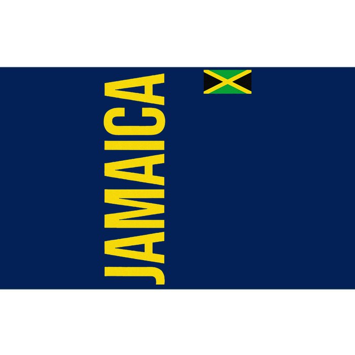 Jamaica Flag Athletic Soccer Football Sports Jersey Bumper Sticker