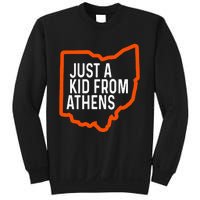 Just From Athens Ohio Cincinnati Burroh Orange Black Sweatshirt