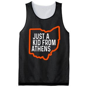 Just From Athens Ohio Cincinnati Burroh Orange Black Mesh Reversible Basketball Jersey Tank