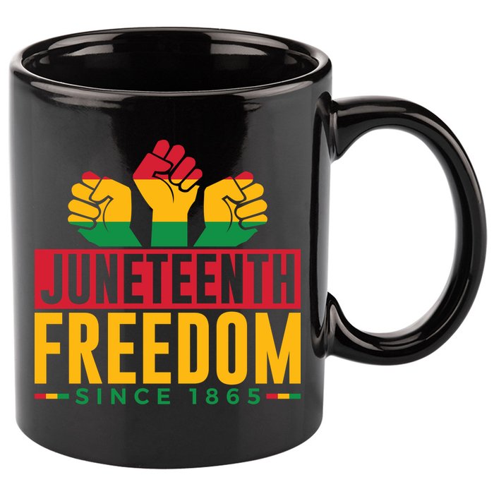 Juneteenth Freedom Art 11oz C Handle Ceramic Mug