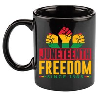 Juneteenth Freedom Art 11oz C Handle Ceramic Mug