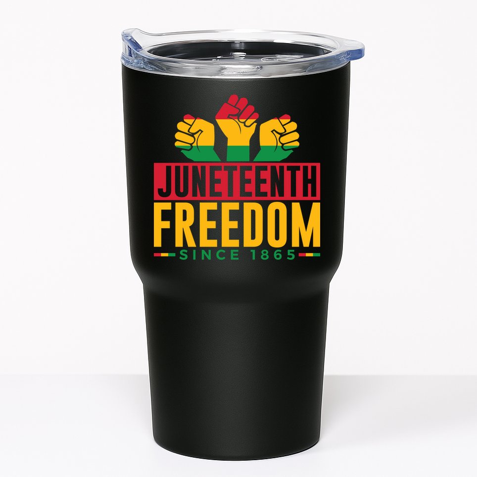 Juneteenth Freedom Art Tumbler