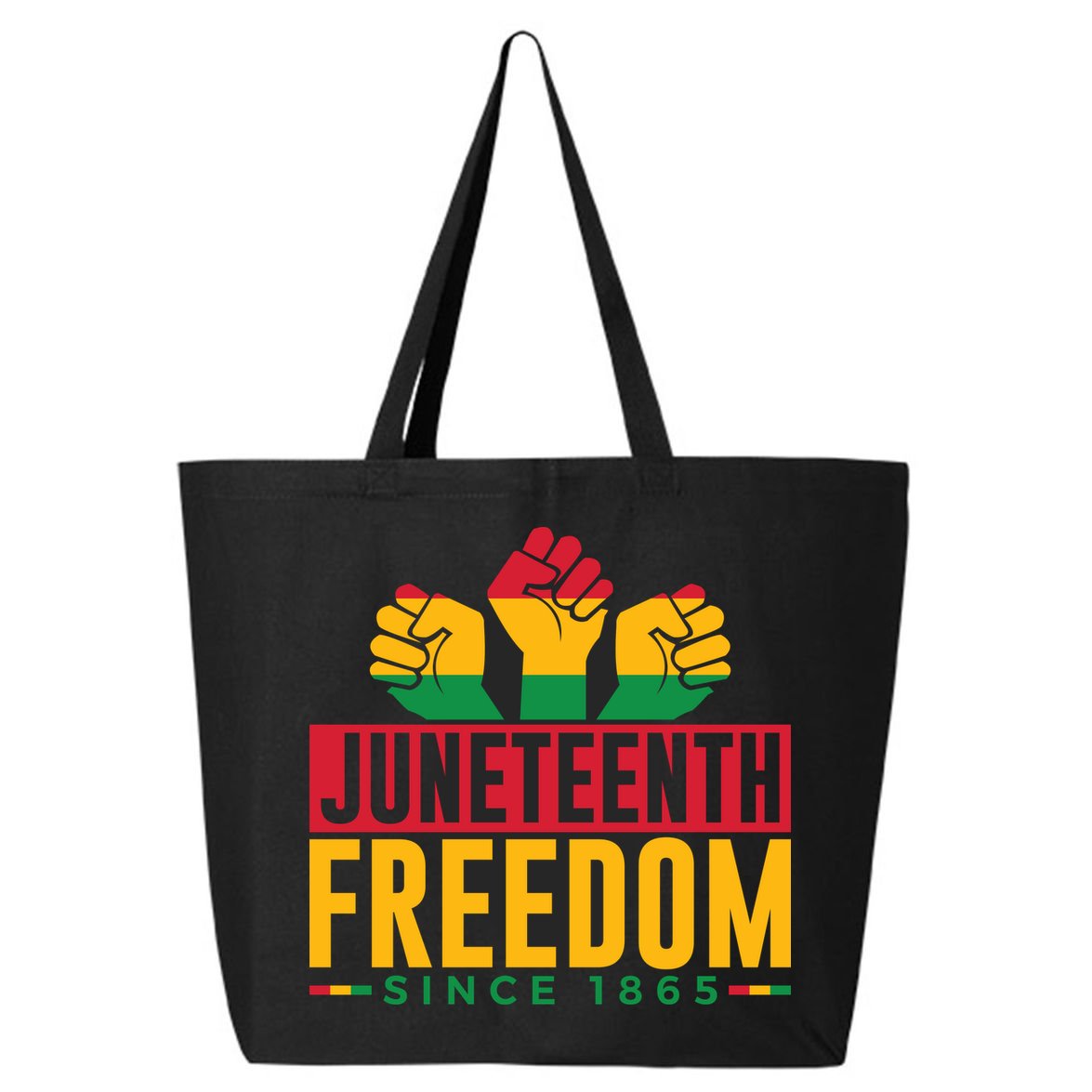 Juneteenth Freedom Art 25L Jumbo Tote