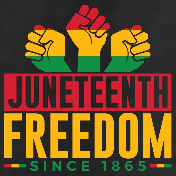 Juneteenth Freedom Art 25L Jumbo Tote
