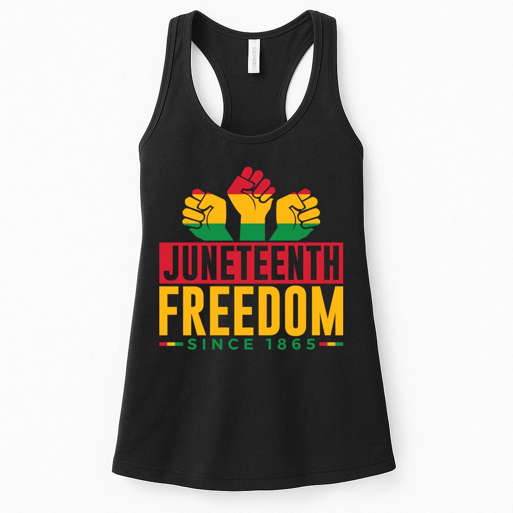 Juneteenth Freedom Art Womens Tank Top