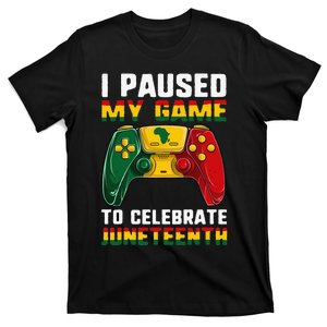 Juneteenth For African Juneteenth Gamer T-Shirt