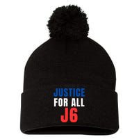 Justice For All J6 Red White And Blue, First Amendment, Freedom Pom Pom 12in Knit Beanie