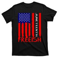 Juneteenth Freeish American Flag T-Shirt