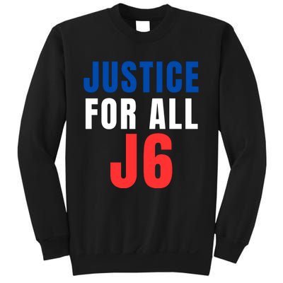 Justice For All J6, Red White And Blue, First Amendment, Freedom Sweatshirt