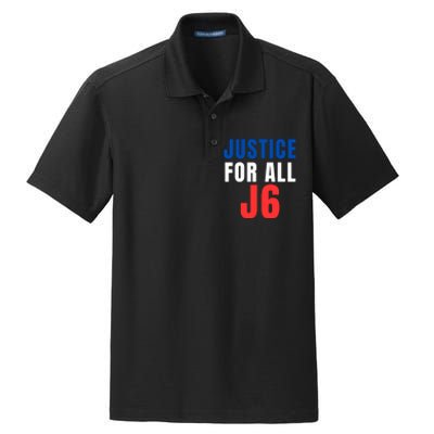 Justice For All J6, Red White And Blue, First Amendment, Freedom Dry Zone Grid Polo