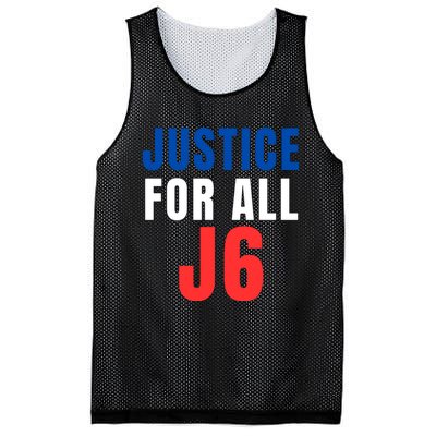 Justice For All J6, Red White And Blue, First Amendment, Freedom Mesh Reversible Basketball Jersey Tank