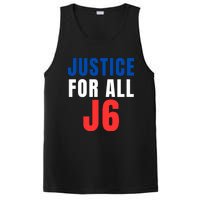 Justice For All J6, Red White And Blue, First Amendment, Freedom PosiCharge Competitor Tank